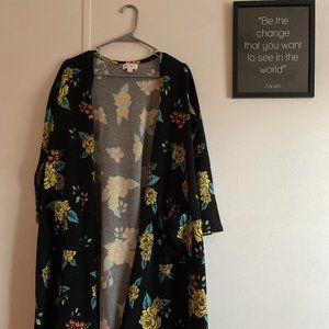 LulaRoe Flower Print Cardigan